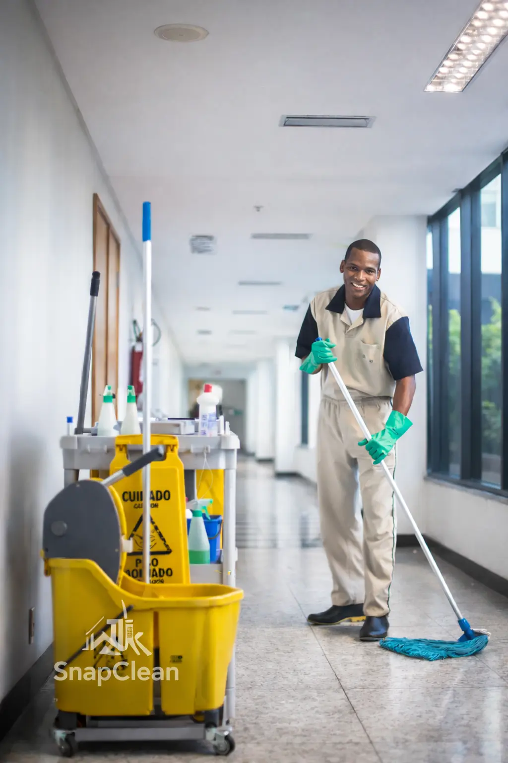 Professional building cleaning by SnapClean