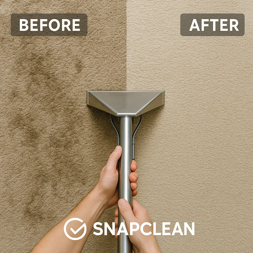 Carpet cleaning before and after